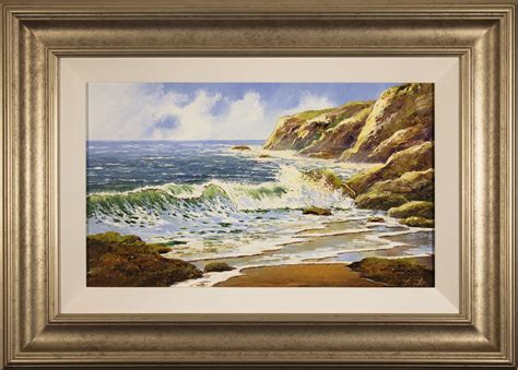 Terry Evans Original Oil Painting On Panel Coastal Spray Art To Buy