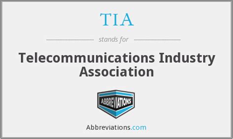 What Does Tia Stand For