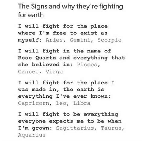 Zodiac signs can be correct to some extent but do not rely. Libra ♎ . #stevenuniverse #signs #fight #earth | Steven ...