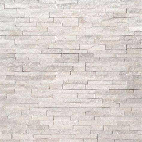 Arctic White Mini Stacked Stone Panels 101 Building Supply And Design