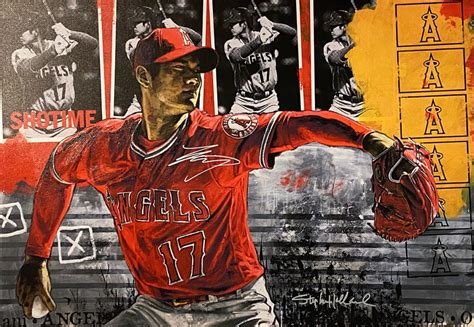 Shohei Ohtani By Stephen Holland Pitching Art Of The Game