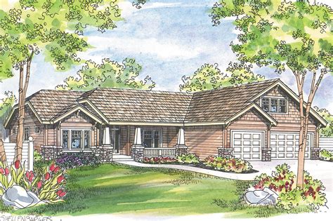 The best modern craftsman house floor plans. Craftsman House Plans - Grayson 30-305 - Associated Designs