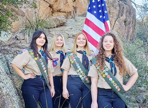 Prescott Girls Among First To Be Recognized As Eagle Scouts The