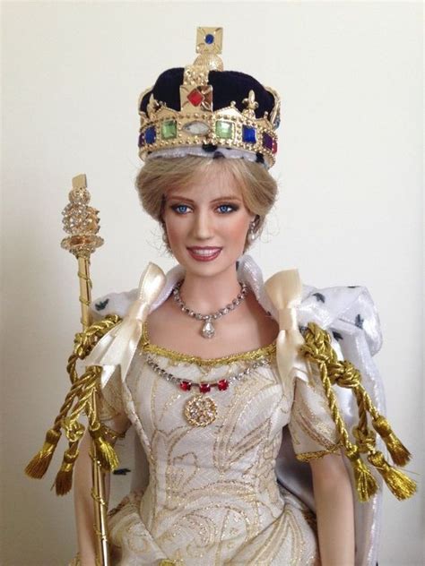 A Princess Diana Doll As Queen Princess Diana Pictures Bride Dolls