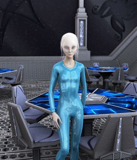 Syanna Vashta Naradas Galactic Art Grey Alien Alien Girl Aliens And Ufos
