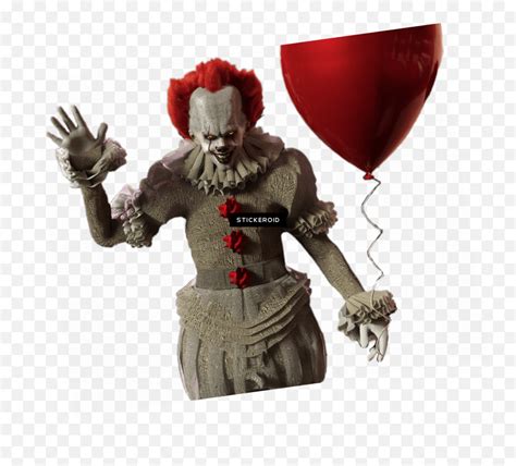 Pennywise With Red Balloon Png Image Pennywise Png Red Balloon Png