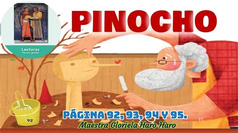 Pinocho Libro español lecturas tercer grado YouTube