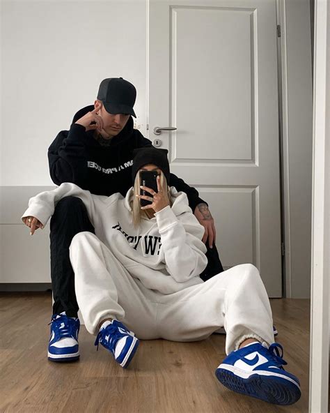 Some matching bios ideas for couples on tiktok. Kim Duong |Germany-Stuttgart 🪐 on Instagram: "💙" in 2020 | Matching couple outfits, Black ...