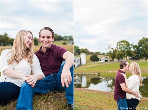 Carrie Shawn Maryland Horse Farm Engagement Session Photography