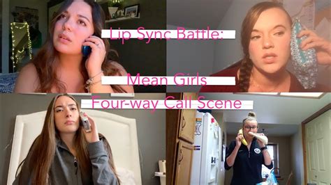 Mean Girls Four Way Call Scene Lip Sync Battle Youtube