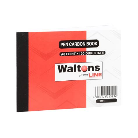 Croxley Duplicate Carbon Book Plain A6 100pg Jd16 Per 1 Waltons