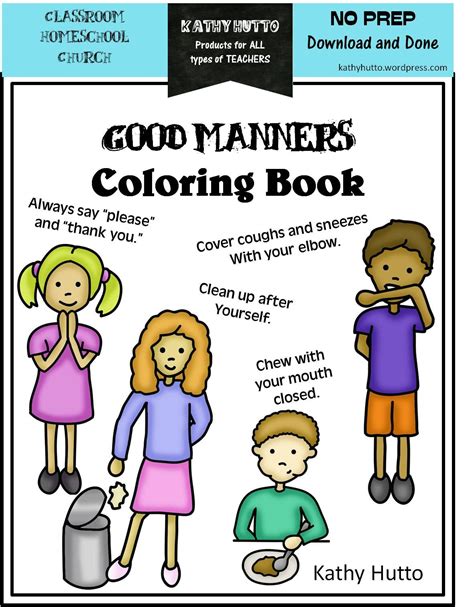 Preschool Good Manners Printables