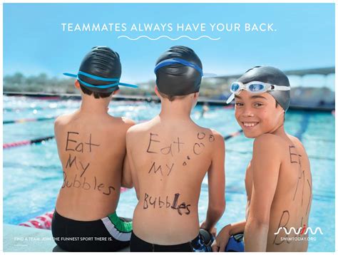 Usa Swimming Swim Today Advertising Campaign By Mike Lewis Mike Lewis Swimming Editorial
