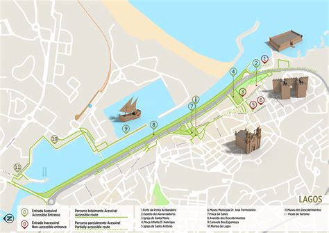 Lagos Accessible Itinerary Map