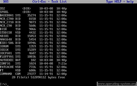 Operating System Screenshot Ibm Os2 13 08