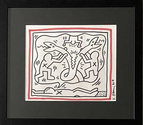 Keith Haring Untitled 1982 Mutualart
