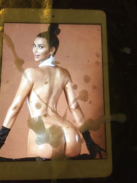 Kim Kardashian Cum Tribute 2 Pics Xhamster