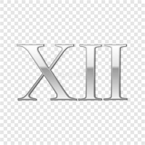 Silver Roman Numeral Number 9 Ix Nine In Alphabet Letter Isolated On
