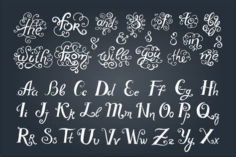 Handwritten Calligraphy Font With Elegant Ampersands