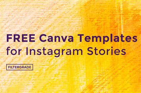Top 6 Free Canva Templates For Instagram Stories Filtergrade