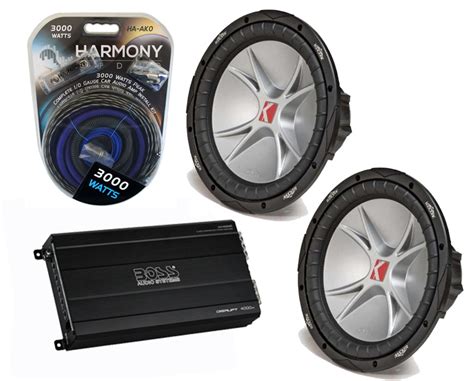 Great power handling and terrific value are what you get with the comp. Kicker Car Stereo (2) 07 CVR15 Comp CVR Dual 4 Ohm 1000 ...