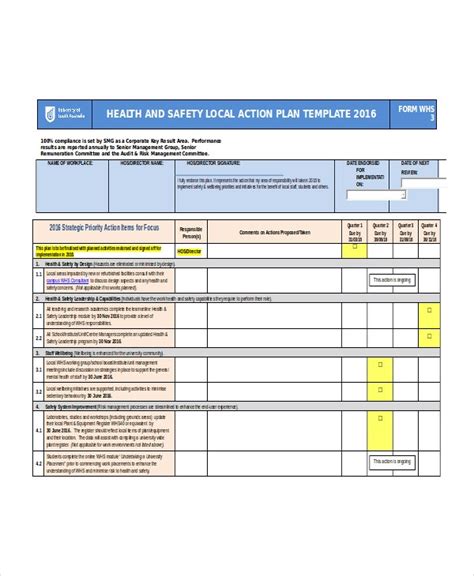 Sample occupational safety and health management plan free download. Word Action Plan Template - 14+ Free Word Document Downloads | Free & Premium Templates