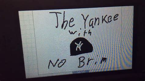 Yankee With No Brim Animation Youtube