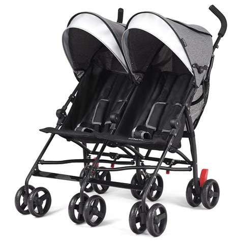 Foldable Twin Baby Double Stroller Ultralight Umbrella Kids Stroller