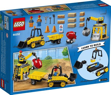 Lego City Construction Bulldozer 60252 Toy Construction Set Cool