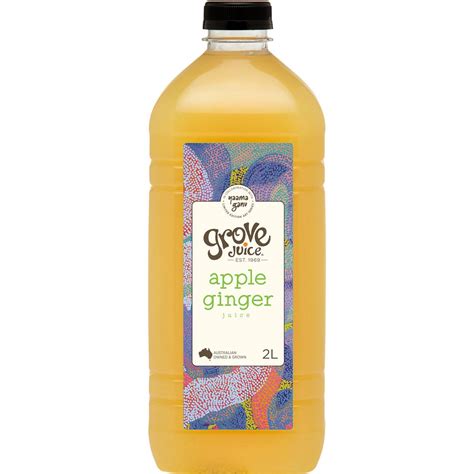 Grove Juice Signature Juice Apple Ginger 2l Woolworths