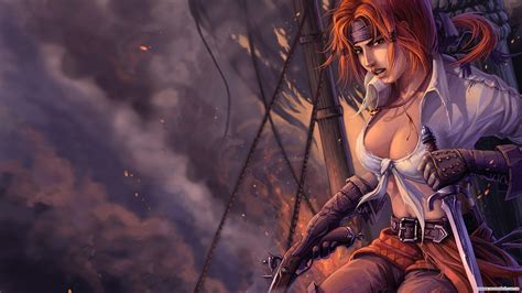 Sexy Pirate Women Art