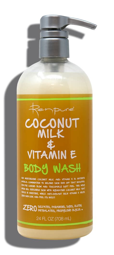 Coconut Milk And Vitamin E Body Wash Renpure