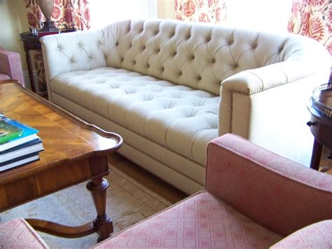 Ashley furniture sells affordable furniture available in varying colors, styles and materials. Hand Made Catherine Curved Back Tufted Sofa by Ashley ...