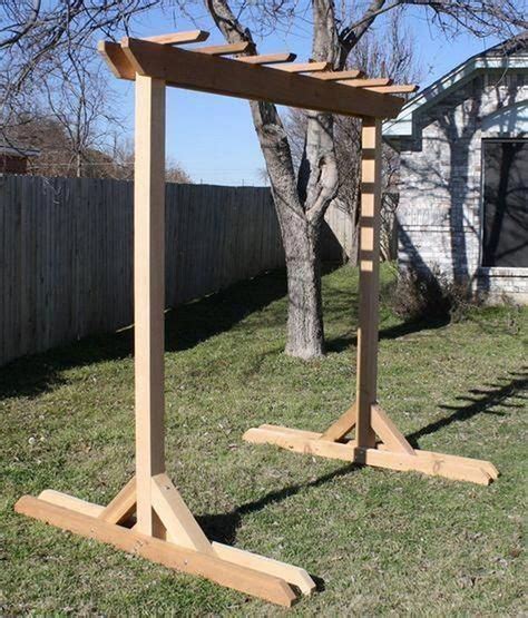 23 How To Build A Diy Pergola Hammock Stand Diy Pergola Garden Swing