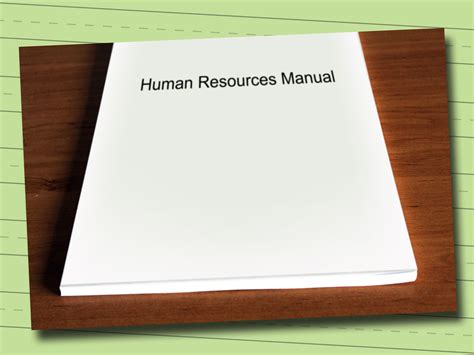 How to Write a Human Resource Manual: 10 Steps (with Pictures)