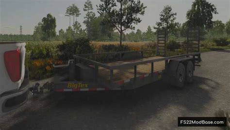 Bigtex Hd Lawncare Trailer Farming Simulator 22 Mod Ls22 Mod Fs22 Mod