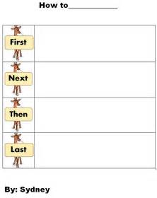 First Next Then Last Graphic Organizer Template K 5 Computer Lab