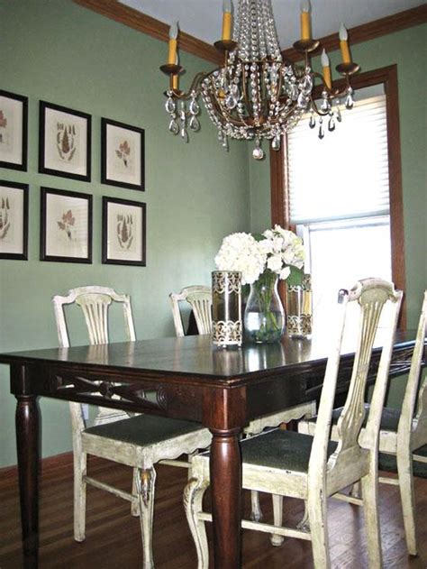 Sage Green Dining Room