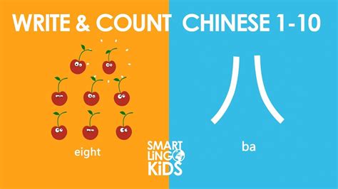 Learn to Write & Count 1-10 Mandarin: Flashcards for Kids | Flashcards ...