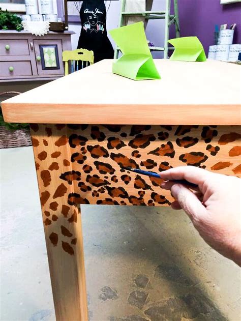 How To Create A Fabulous Hand Painted Leopard Print Finish Hometalk