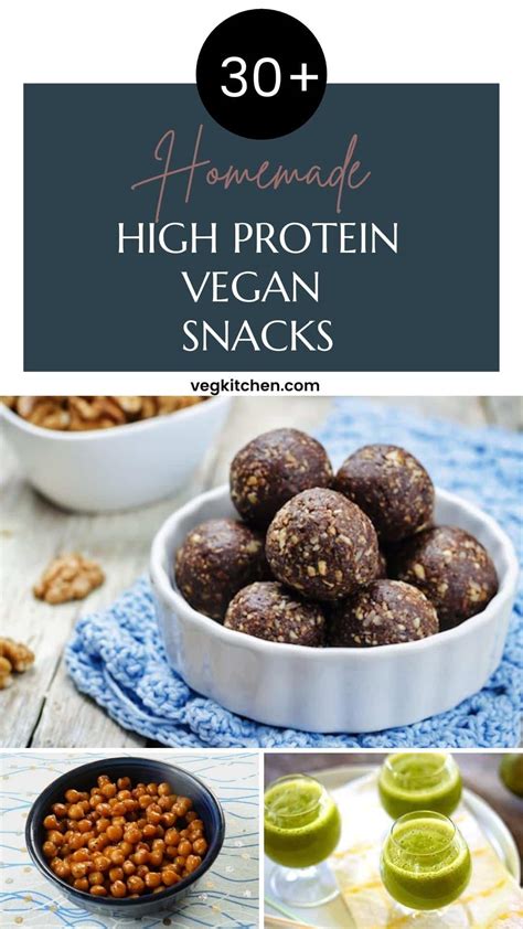 30 Homemade High Protein Vegan Snacks Vegkitchen