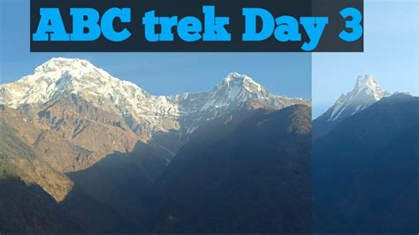 Annapurna Base Camp Trek Day 3 Dovan To Deurali Amazing View 😍 Sudip