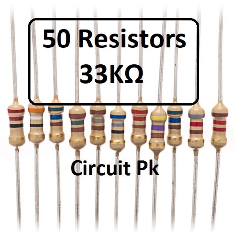 Pack Of 33k Resistor 33k Ohm Resistor 33kohm 14w