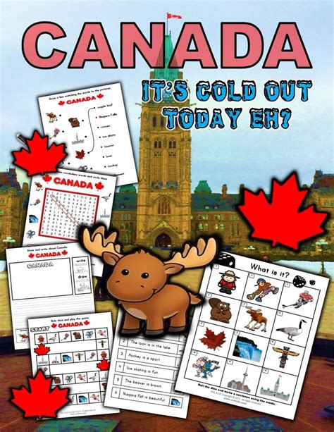Fun Noprep Canada Literacy Activities Canada Day Conversations With