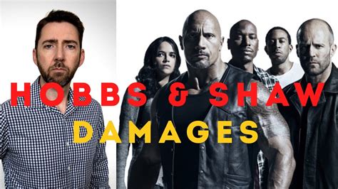 Part of the fun about the fast and furious franchise is that it's all ridiculous. Hobbs & Shaw Trailer: Lawyer Discusses Damages. - YouTube