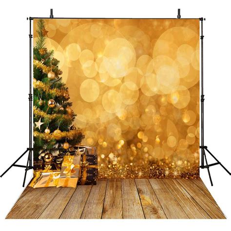 Hellodecor Polyester Fabric 5x7ft Photography Backdrops Christmas Theme