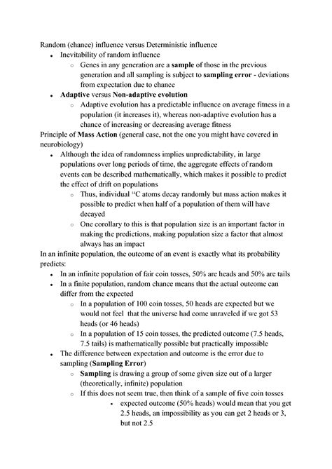 SOLUTION: Genetic drift - Studypool