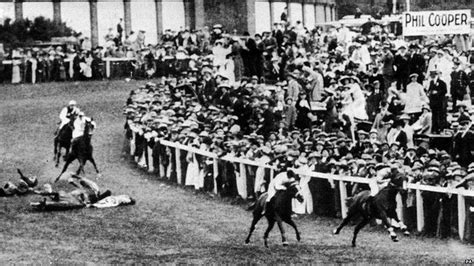 In Pictures Epsom Derby Death Of Suffragette Emily Davison Bbc News