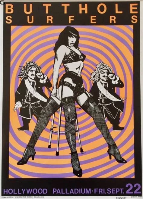 An Old Concert Poster For The Hollywood Palladium Featuring Two Women On Stools