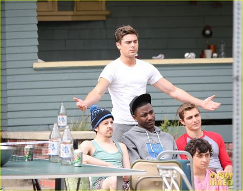 Zac Efron Lays In Dave Francos Lap On Townies Set Photo 2867032